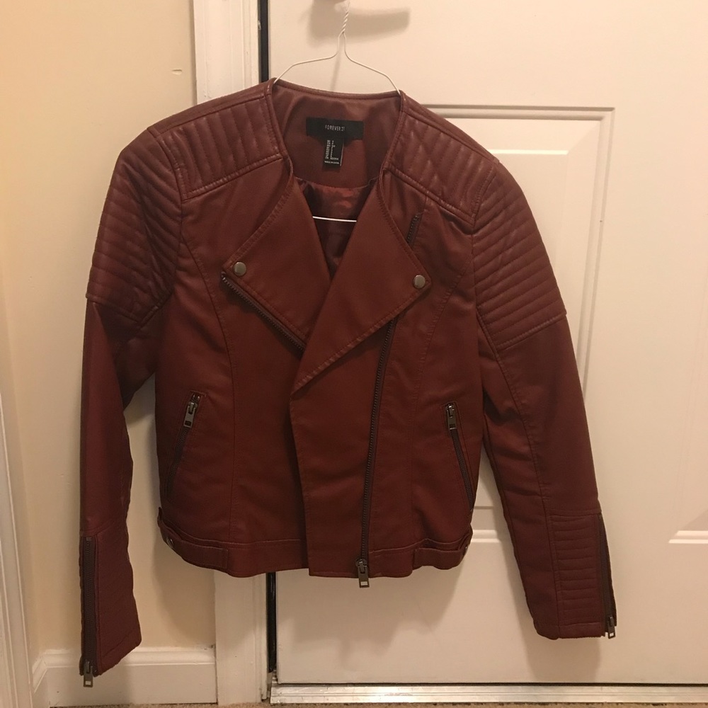 Faux Leather Jacket 😎❤️ - Picture 2 of 2